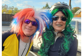 Halloween Cyclists