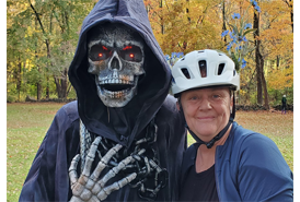 Halloween Cyclists